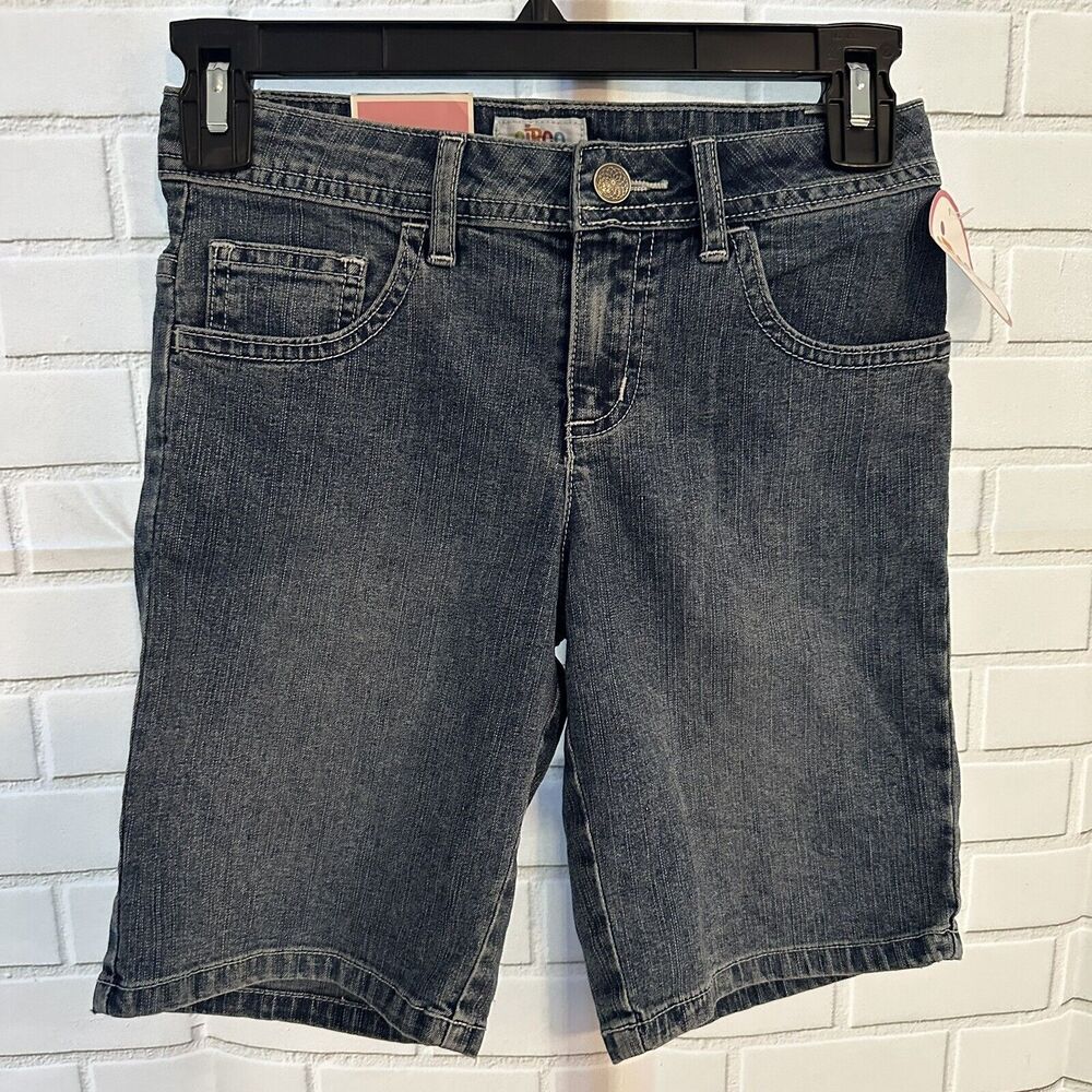 Circo Youth Girls Sz Medium 7/8 Denim Biker Shorts